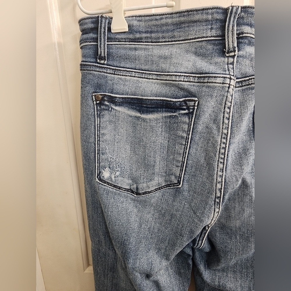 Judy Blue Bootcut Stretch Denim Jeans Distressed Size 11/30 - Picture 9 of 10